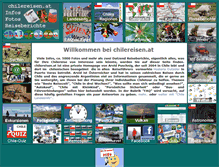 Tablet Screenshot of chilereisen.at